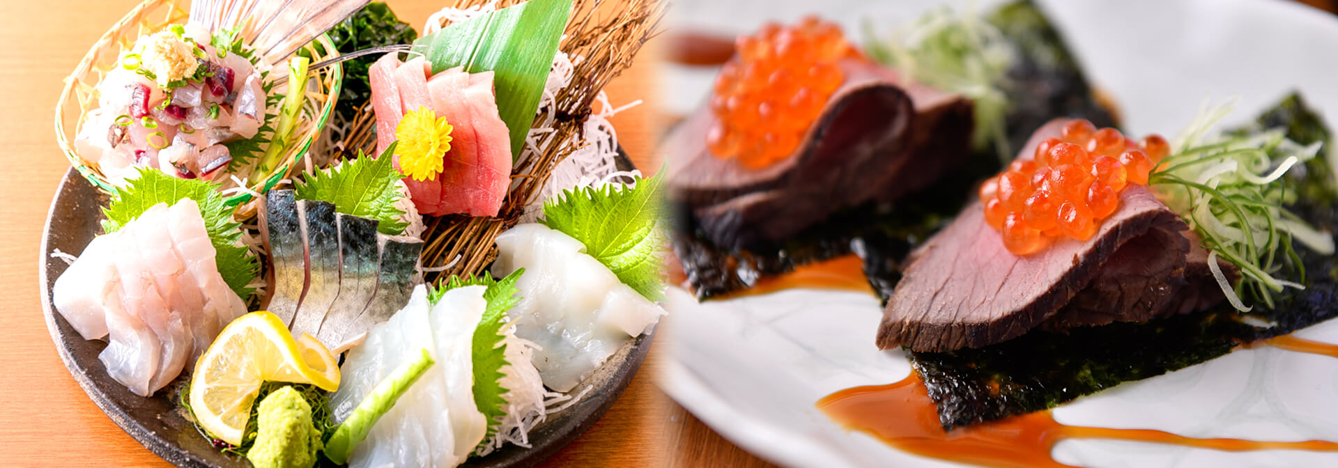 店長自らが仕入れる新鮮な魚